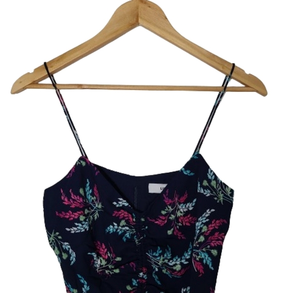 Likely Alias Floral Printed Ruched Front Top - Picture 5 of 15